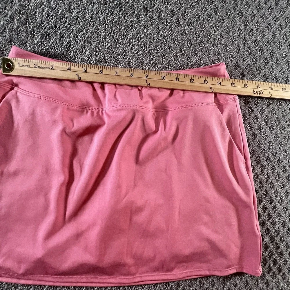Tommy Bahama Golf Skort Women's M Pink Stretch Athletic Skirt  Shorts‎ Pockets